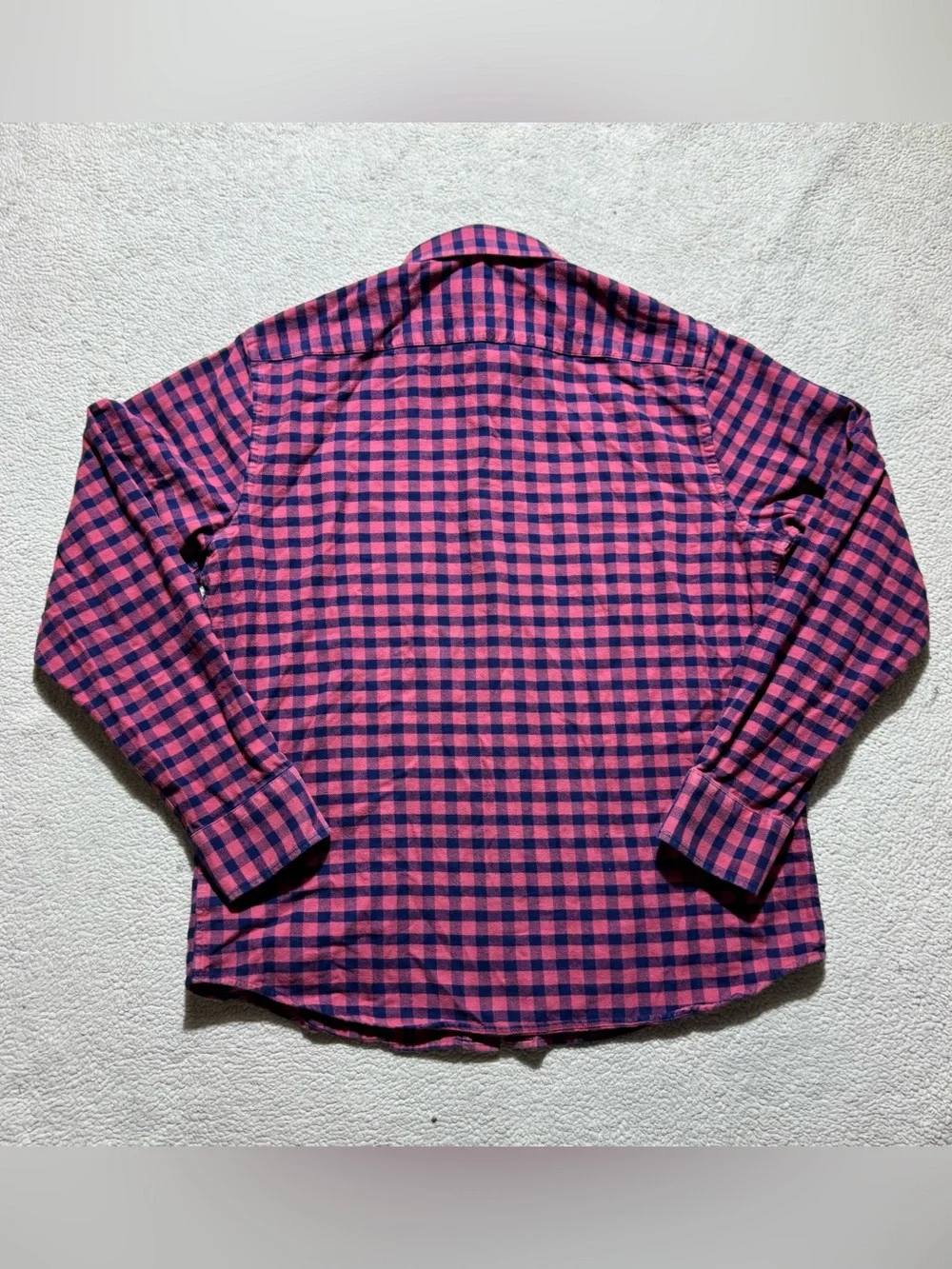UnTuckIt Shirt Mens Large Slim Fit Plaid Button-Up Long Sleeve Collared Bricco